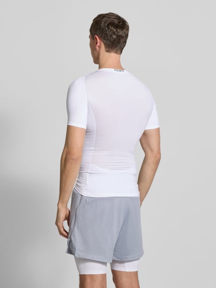 adidas Training T-shirt z nadrukiem etykiety Biały 5