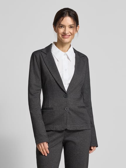 GUIDO MARIA KRETSCHMER WOMAN Slim Fit Blazer mit Reverskragen Modell 'CHARLIE' Anthrazit 4