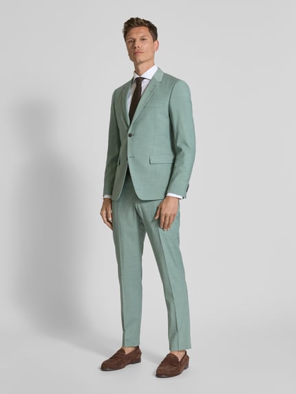 Tiger of Sweden Regular fit pantalon met wol model 'Tenuta' Mintgroen - 1