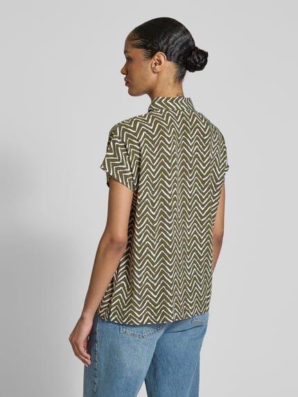 Christian Berg Woman Relaxed Fit Bluse aus reiner Viskose Schilf 5