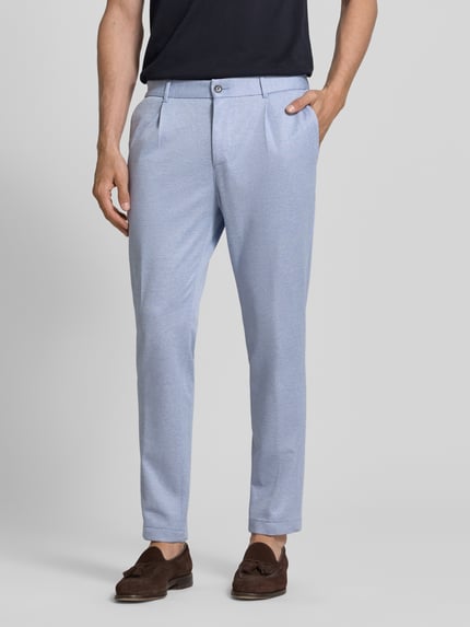 JOOP! COLLECTION Regular Fit Anzughose aus Viskose-Mix Modell 'Lester' Hellblau 4
