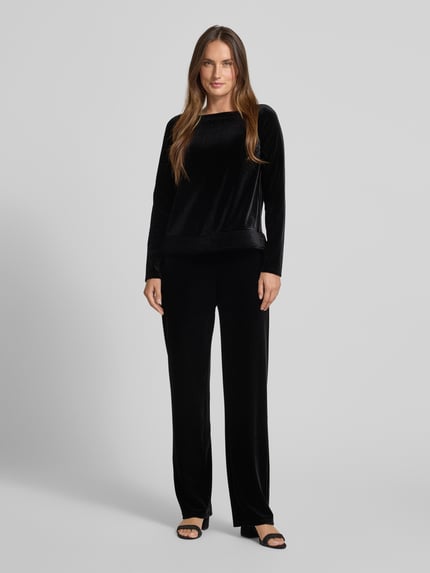 Emporio Armani Longsleeve mit U-Boot-Ausschnitt Black 1