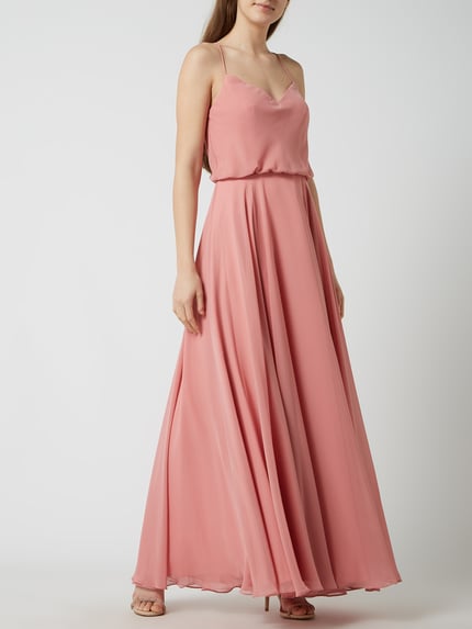 Laona Avondjurk van chiffon  Rosé - 1
