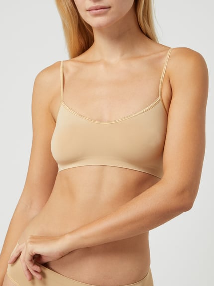 HANRO Zachte bh van microvezel- naadloos, model 'Touch Feeling' Beige - 4