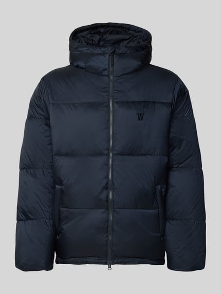 Wood Wood Steppjacke mit Kapuze Modell 'CLAUS PUFFER JACKET' Marine 2