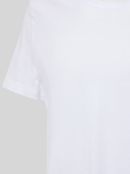Produktfoto, T-Shirt aus reiner Baumwolle im 2er-Pack von Christian Berg Men in Weiß, Bio-Baumwolle, Regular-Fit, Rundhalsausschnitt, glatte Textur