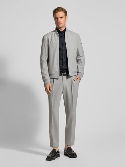 BOSS Slim Fit Businesshemd aus reiner Baumwolle Modell 'HANK' Black 1