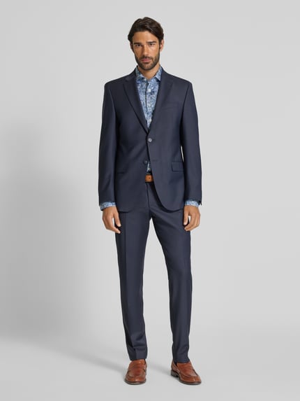 OLYMP SIGNATURE Slim Fit Business-Hemd mit Kentkragen Modell 'Savio' Bleu 1