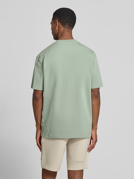 BOSS Green Regular Fit T-Shirt aus reiner Baumwolle Modell 'TEE 10' Mint 5