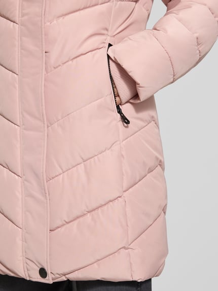 NAUTGÅRD Gewatteerde lange jas met Sorona® Aura-vulling
 Lichtroze - 6