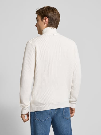 Antony Morato Regular Fit Strickpullover mit Woll-Anteil Offwhite 5