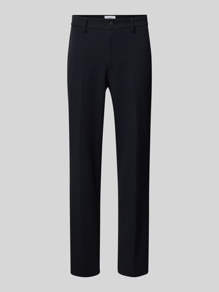 Regular Fit Anzughose mit Gürtelschlaufe Shop The Look MANNEQUINE