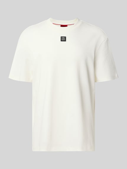 HUGO Regular Fit T-Shirt aus reine Baumwolle Modell 'DALILE' Weiss 2