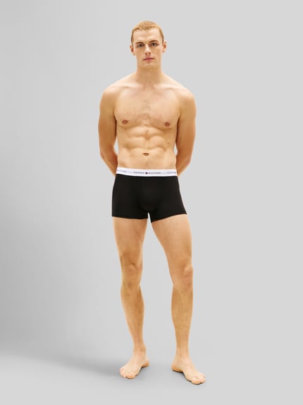 Tommy Hilfiger Regular Fit Trunks aus Baumwoll-Mix im 3er-Pack Ocean 1