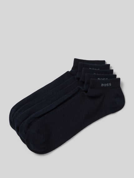 BOSS Sneakersocken mit Label-Detail im 5er-Pack Marine 1