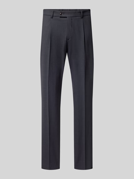 Slim Fit Anzughose aus Schurwoll-Mix Shop The Look MANNEQUINE