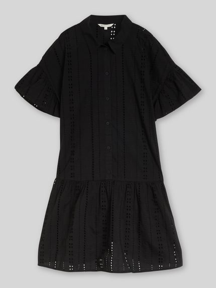 Tom Tailor Denim Freizeitkleid aus reiner Baumwolle Black 2
