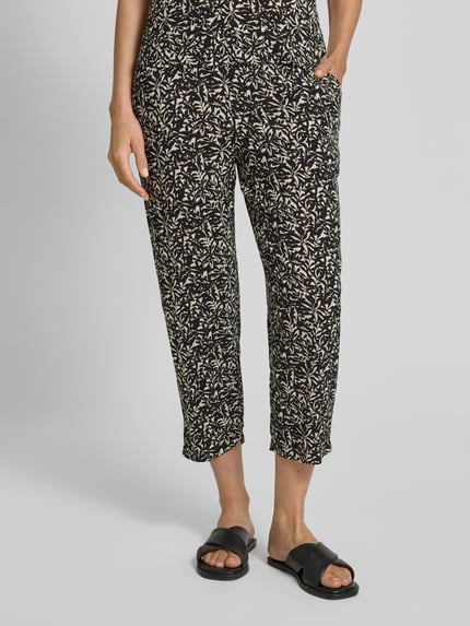 Tom Tailor Relaxed fit stoffen broek van viscosemix Zwart - 4