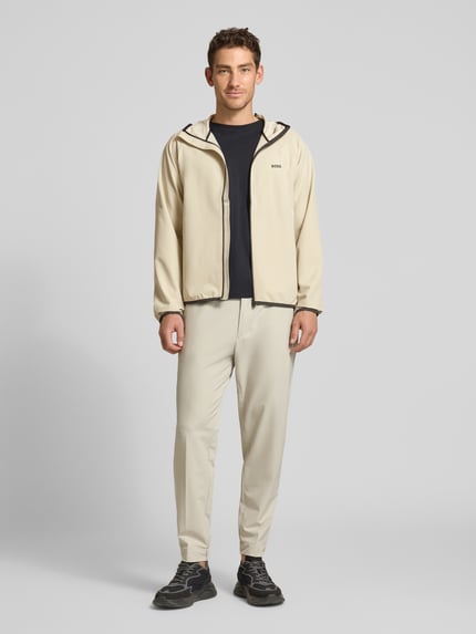 BOSS Green Kurtka funkcyjna o kroju regular fit z wodoodpornego materiału model 'L_COMMUTER' Piaskowy 1