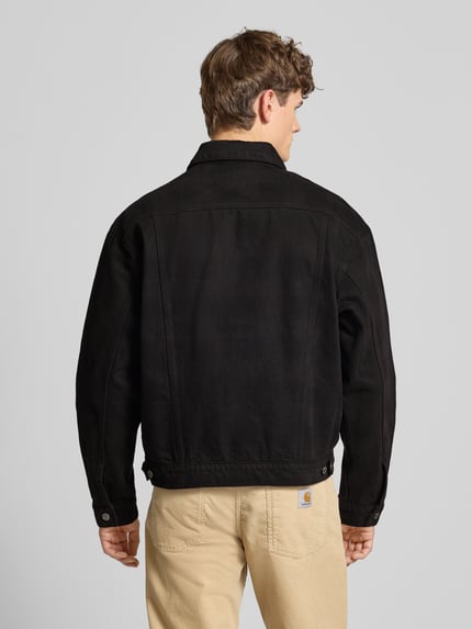 Carhartt Work In Progress Jeansjack met labeldetail Model 'EVERSON' Zwart - 5