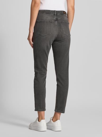 ONLY Slim fit jeans van katoenmix model 'EMILY' Middengrijs - 5