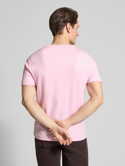 Polo Ralph Lauren Regular fit T-shirt van puur katoen Felroze - 5