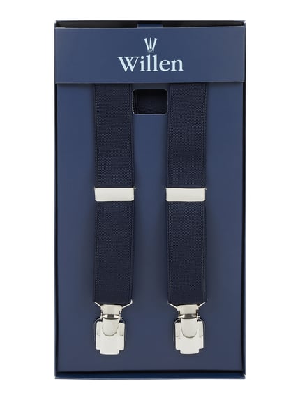 Willen Hosenträger in X-Form Marine 3