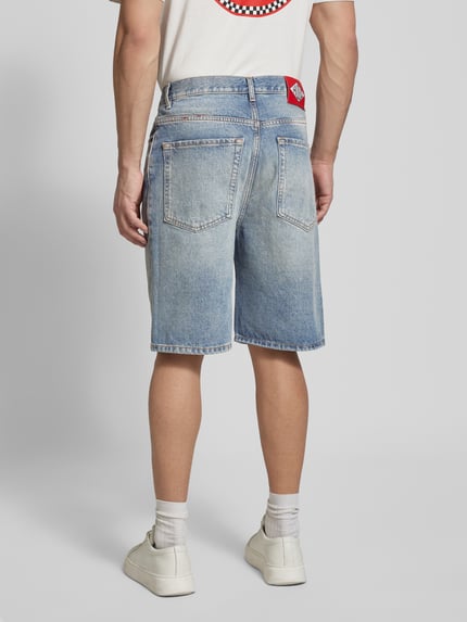 HUGO Szorty jeansowe z 5 kieszeniami Jeansowy niebieski 5