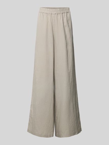 Leinenhose mit elastischem Bund curated by Anna Schürrle Shop The Look MANNEQUINE