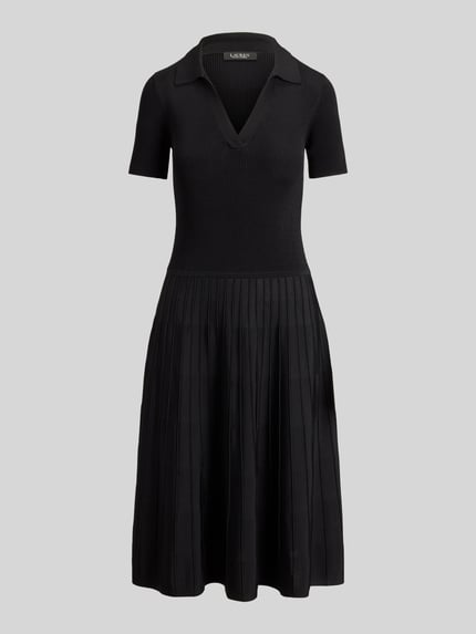 Lauren Ralph Lauren Sukienka casualowa z mieszanki wiskozy Czarny 2