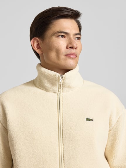 Lacoste Bomberjacke mit Logo-Detail Taupe 3