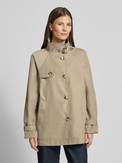 FUCHS SCHMITT Trenchcoat mit Stehkragen und Ärmelriegeln Beige 4