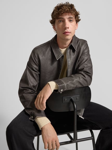 JACK & JONES Jacke mit Kentkragen Modell 'CASABLANCA' BLACK 3