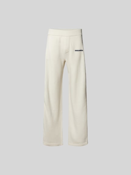 Dsquared2 Stoffen broek met elastische band Offwhite - 2