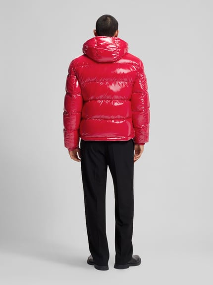 HUGO Regular Fit Steppjacke mit Kapuze Modell 'BARO' Rot 5