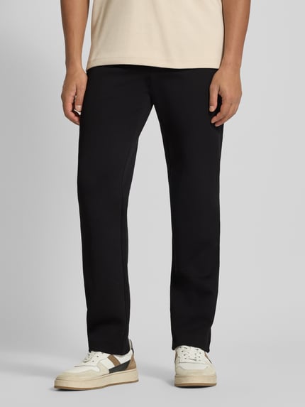 Armani Exchange Regular Fit Stoffhose mit Gesäßtaschen Modell 'PANTALONI' Black 4