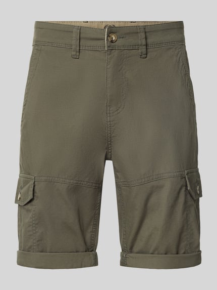 LERROS Korte broek met cargozakken Donkergroen - 2