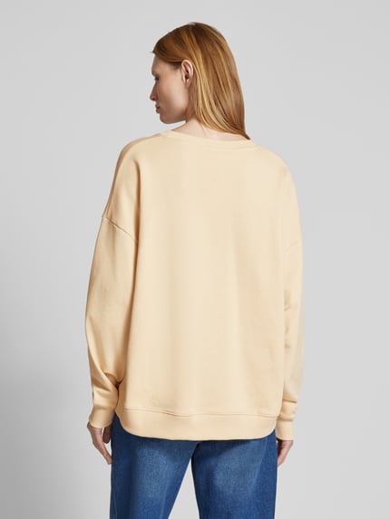 Tommy Hilfiger Oversized Sweatshirt mit Rundhalsausschnitt Sand 5