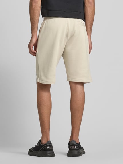 GUESS Activewear Szorty z elastycznym pasem i tunelem model ‘ALDWIN’ Beżowy 5