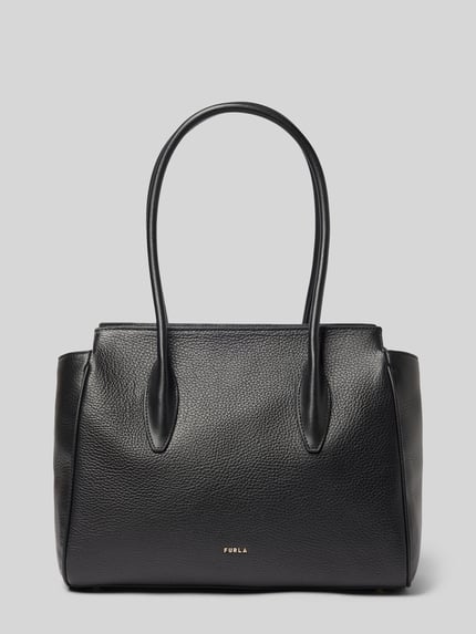 FURLA Tote tas met labeldetail model 'AMBRA' Zwart - 1
