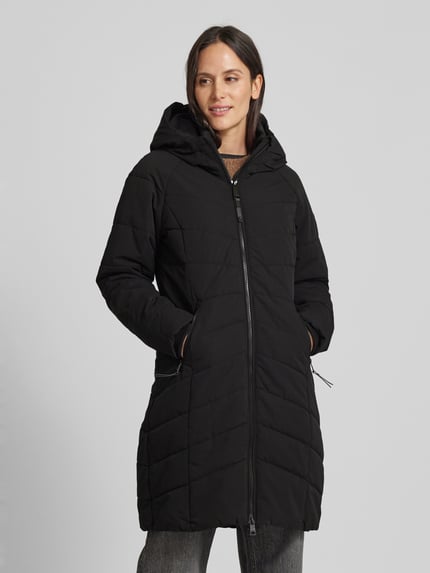 ragwear Płaszcz pikowany z dwustronnym zamkiem błyskawicznym model ‘Dizzie’ BLACK 4