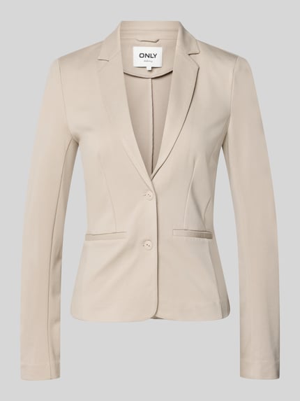 Taillierter Blazer aus Viskose-Mix Modell 'POPTRASH' Shop The Look MANNEQUINE