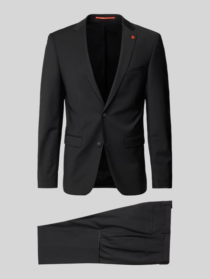 ROY ROBSON Extra slim pak in effen design Zwart - 2