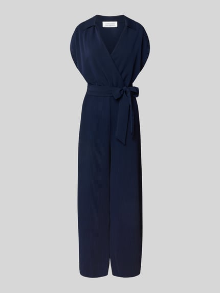 GUIDO MARIA KRETSCHMER WOMAN Jumpsuit mit Plisseefalten Modell 'Cornelia' Dunkelblau 2