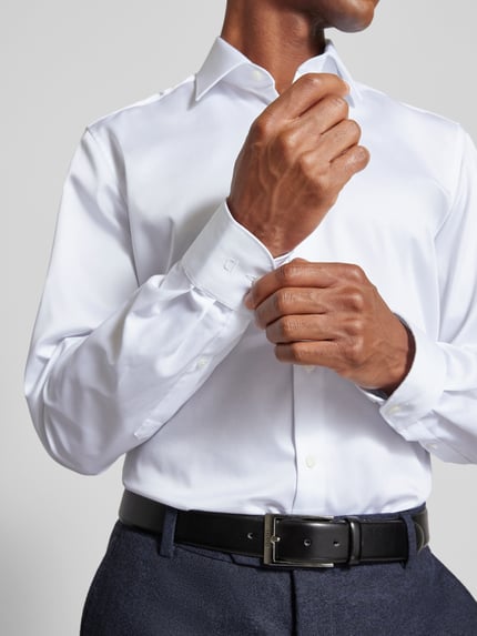 OLYMP Level 5 Slim Fit Businesshemd in Premiumqualität Weiss 3
