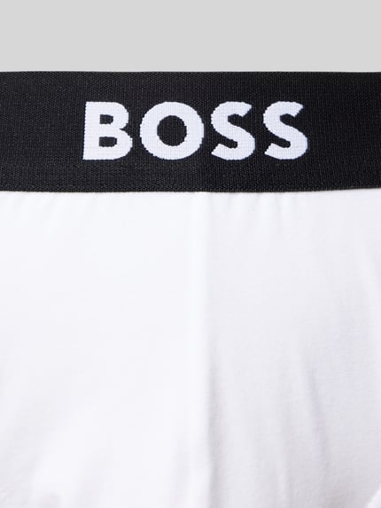 BOSS Figi z elastycznym paskiem z logo w zestawie 3 szt. model ‘ONE’
 Średnioszary melanż 2