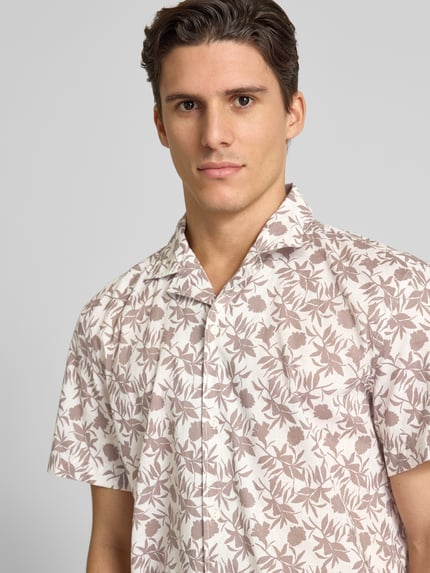 JOOP! JEANS Koszula casualowa o kroju regular fit z rękawem o dł. 1/2 model ‘Hanes’ Beżowy 3
