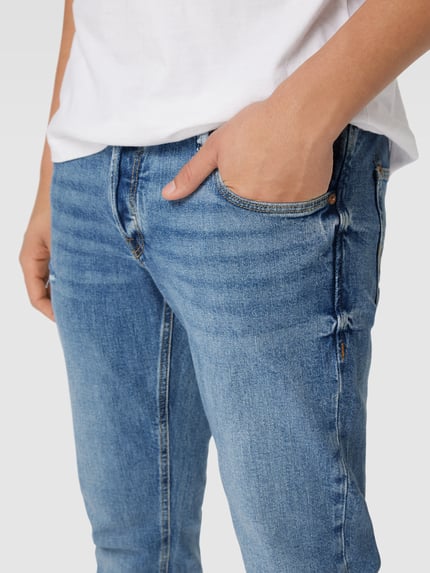 JACK & JONES Jeans in destroyed-look, model 'GLENN' Blauw - 3