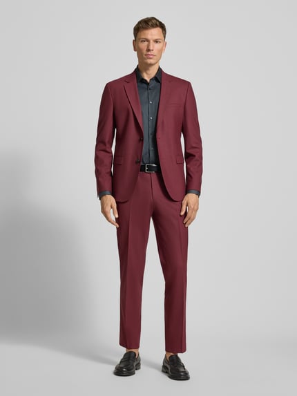 Jake*s Regular Fit Business Hemd aus Baumwolle mit Kentkragen Mittelgrau 1