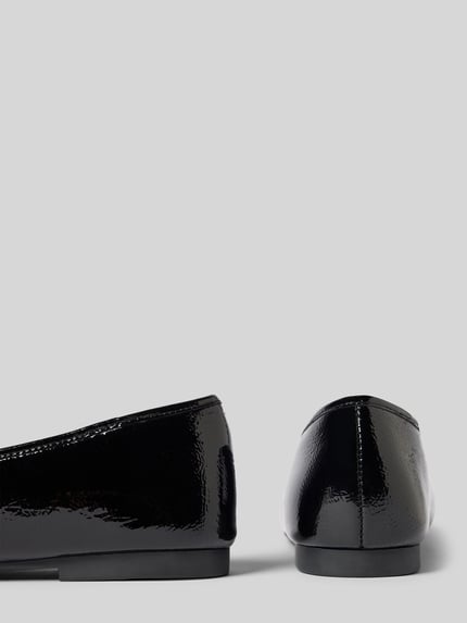 Tommy Hilfiger Ballerinas aus Lackleder BLACK 2